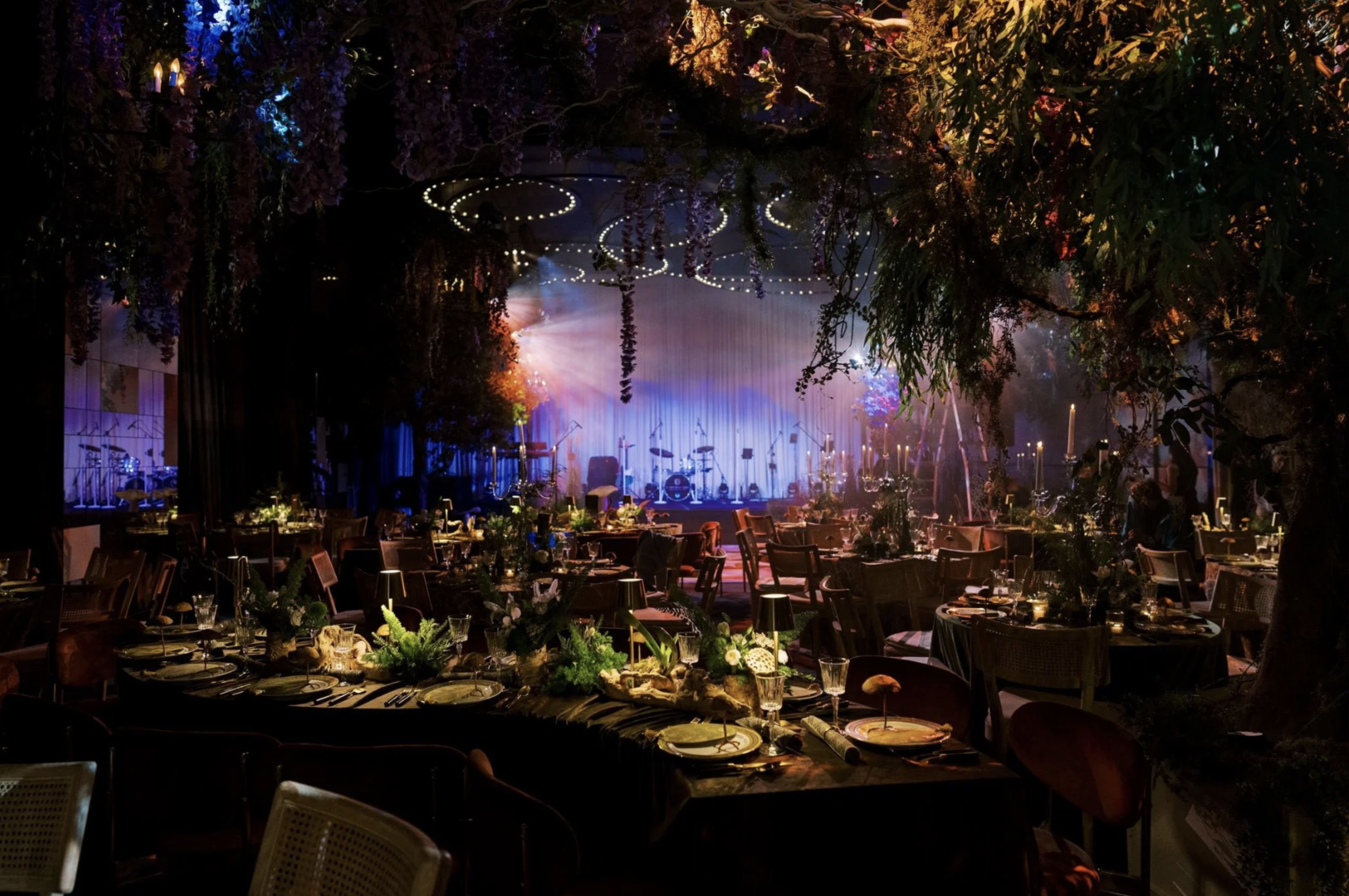 Philadelphia WIPA gala full room event production with stage and lighting